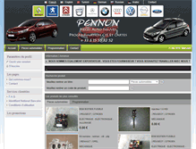 Tablet Screenshot of pennon.fr